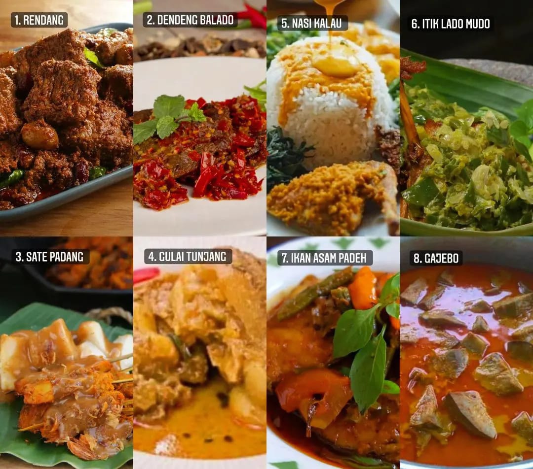 7 Makanan Khas Minang Paling Enak yang Wajib Dicoba Wisatawan